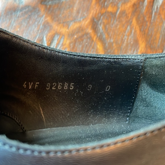 Salvatore Ferragamo, black Tramazze double monkstrap size 9D - Picture 6 of 7